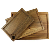 Acacia Rectangle Serving Boards (Set of 3)